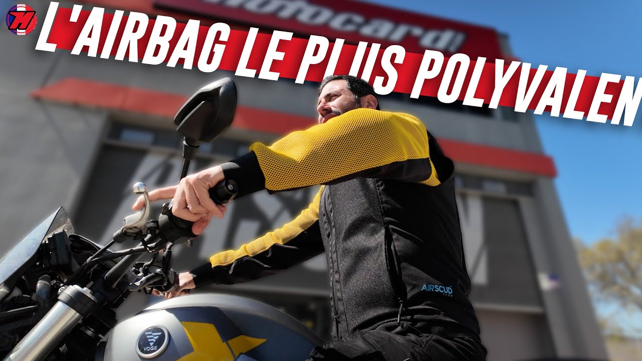 On teste un AIRBAG MOTO. Test du Tucano Urbano Airscud Flex. LE MEILLEUR ? 🚨💨