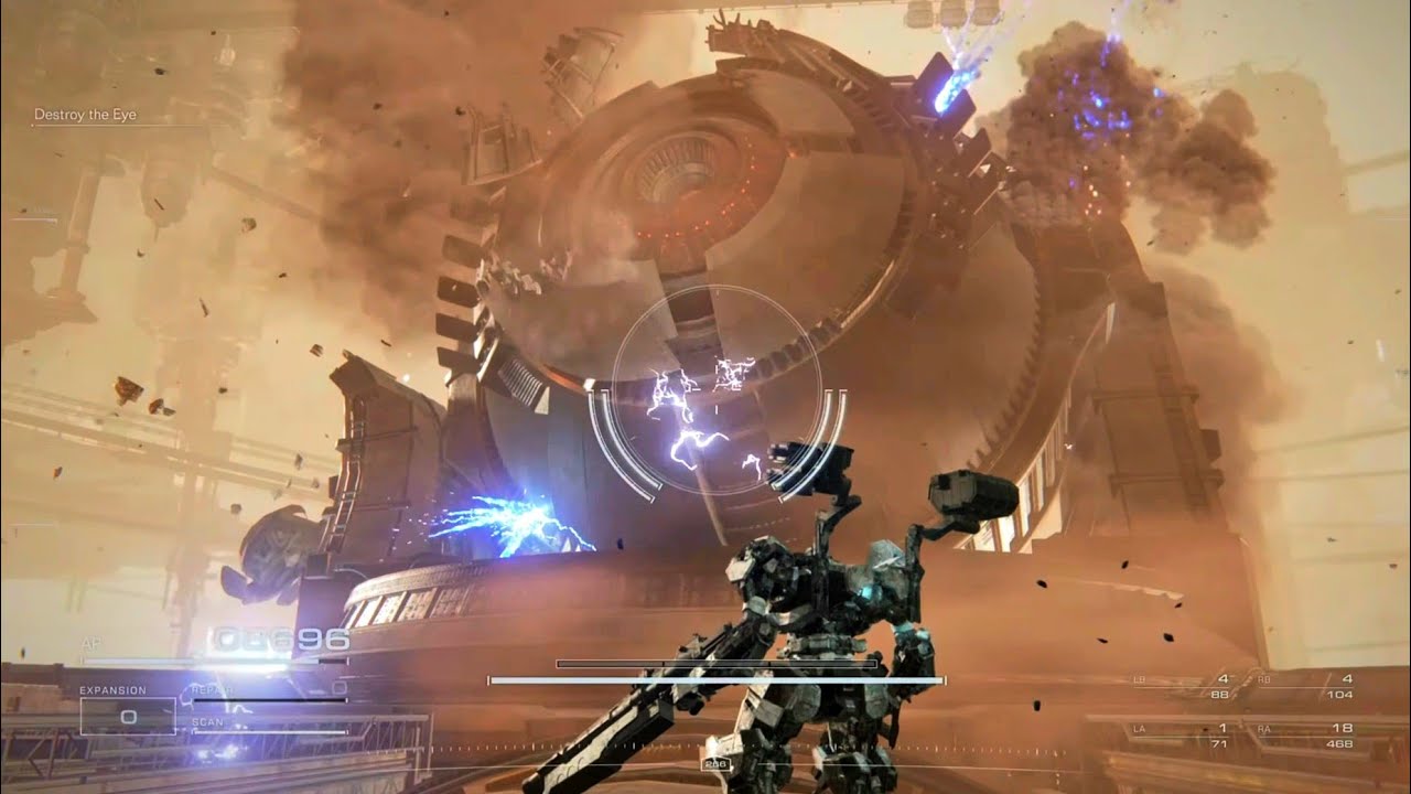 Armored Core 6 (VI) - HUGE Strider Boss Fight [4k HDR]