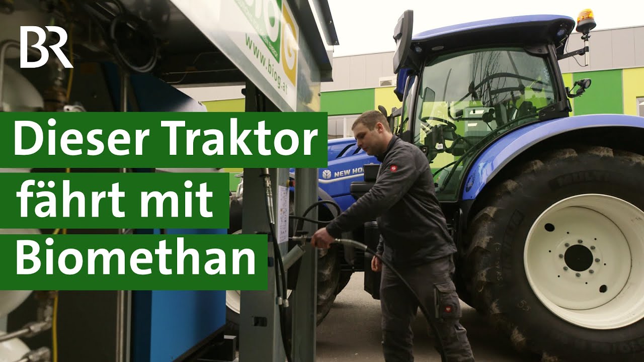 Alternative Kraftstoffe: Was taugt Methan aus der Biogasanlage im Traktortank? | Unser Land | BR