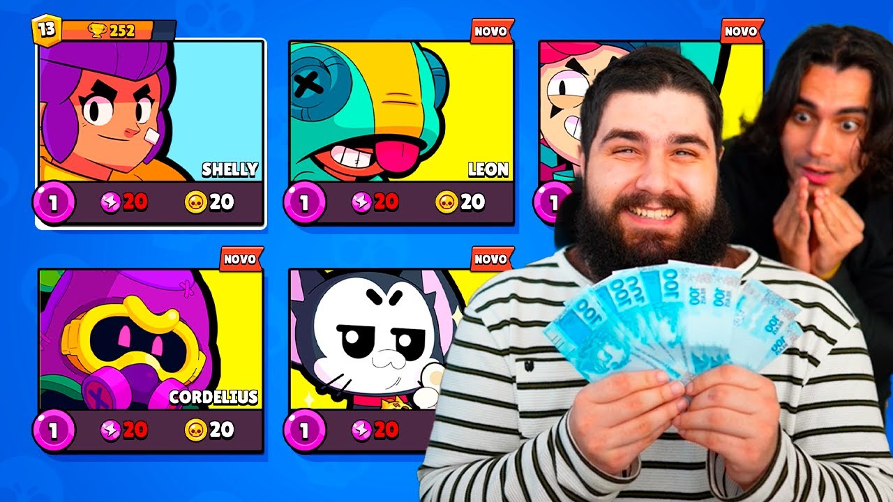 O QUE 1000 REAIS LIBERA PRA VC NO BRAWL STARS?