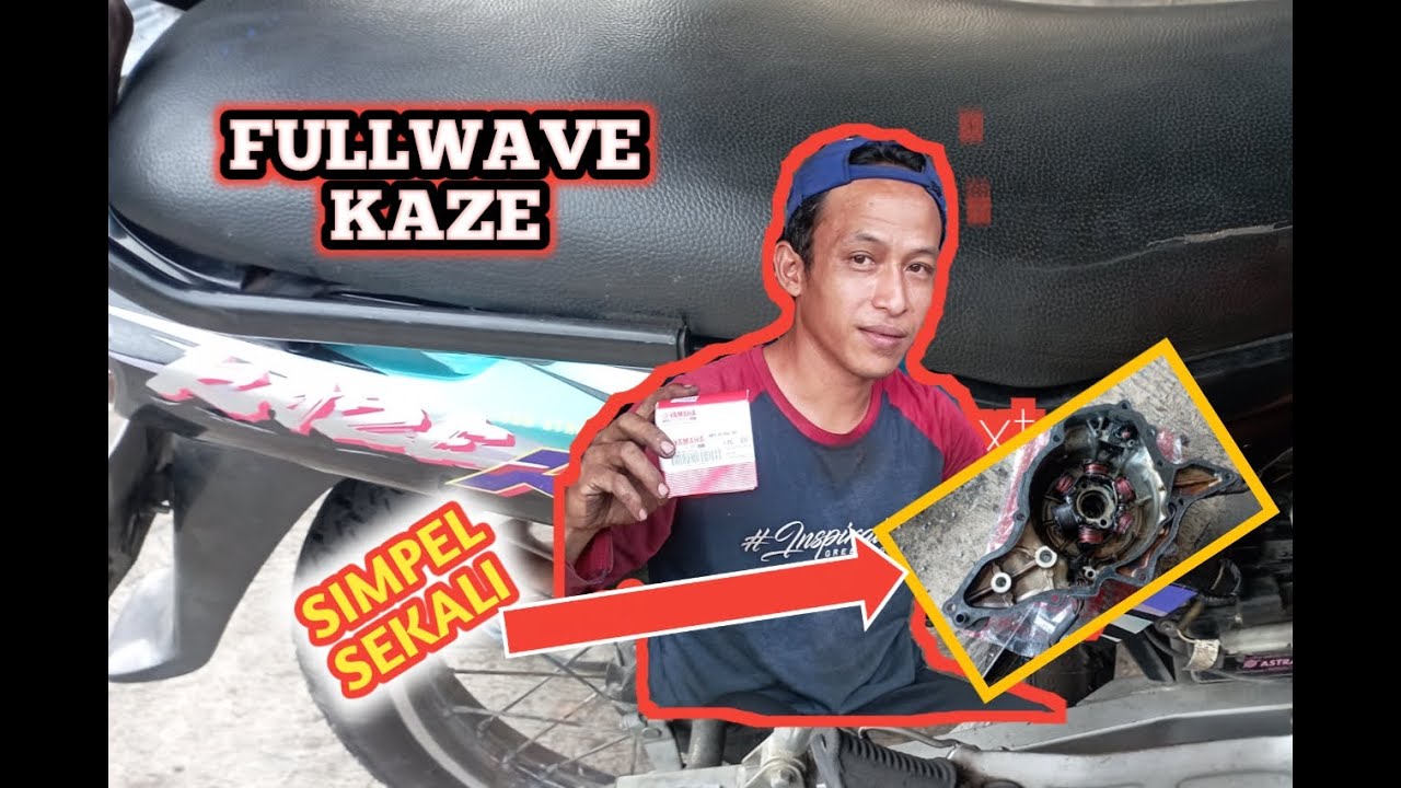CARA MERUBAH SPULL  FULLWAVE KAWASAKI KAZE