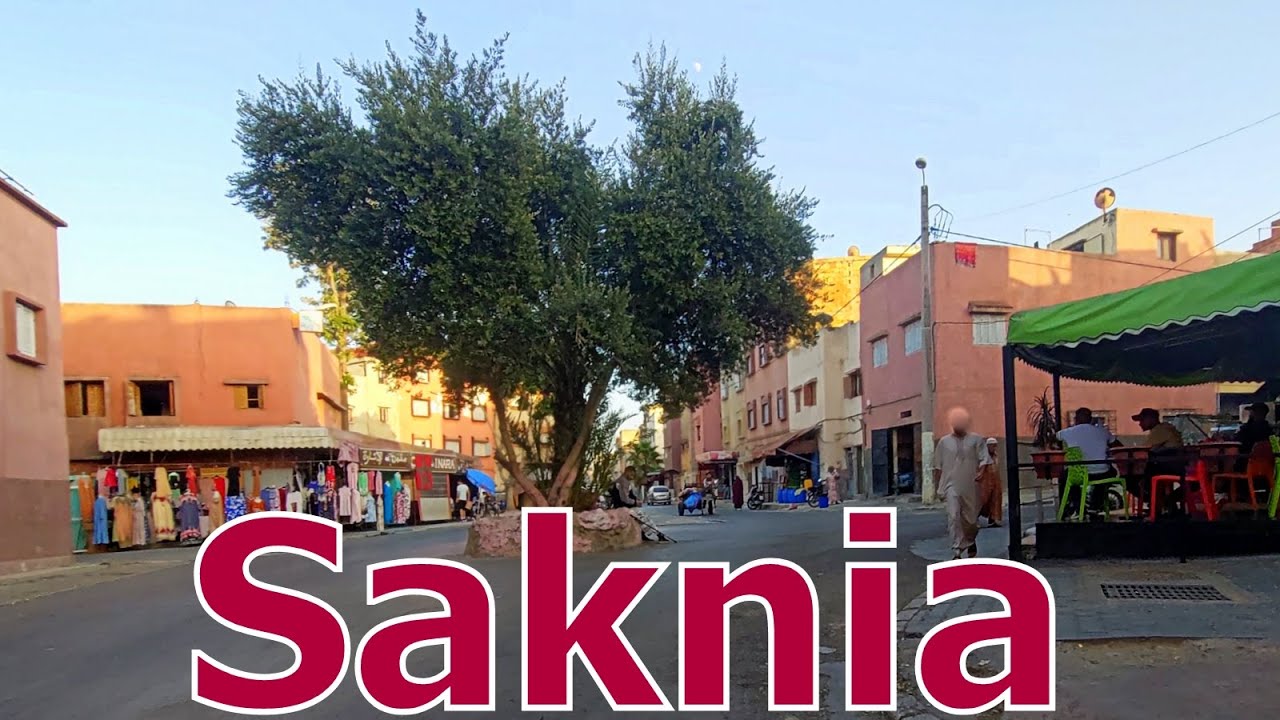 جولة في الساكنية ابتداءا من أوريدة إلَى شارع المسيرة Saknia