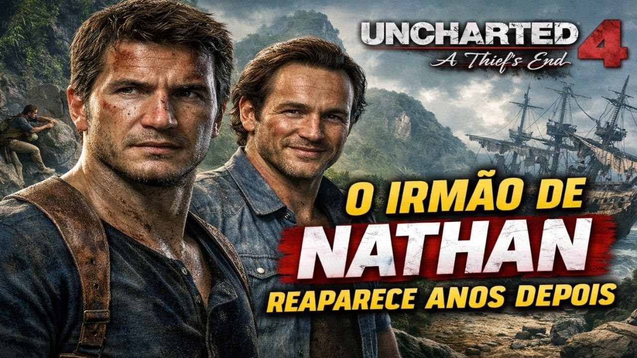 Uncharted 4: A Thief's End - ATÉ ZERAR - O Reencontro dos irmãos DRAKE!