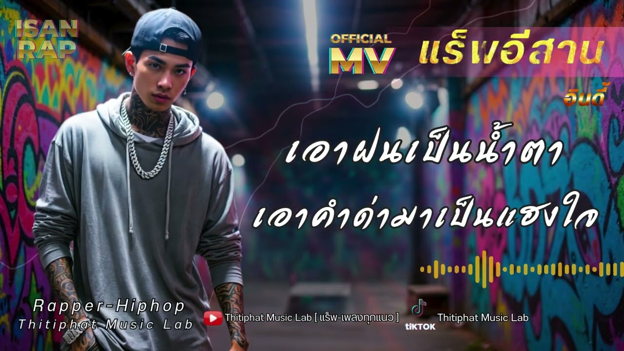 เอาฝนเป็นน้ำตา เอาคำด่ามาเป็นแฮงใจ_แร็พอีสาน | เพลงแร็พ | ฮิปฮอป | rap | hiphop | แร็พเปอร์ | rapper