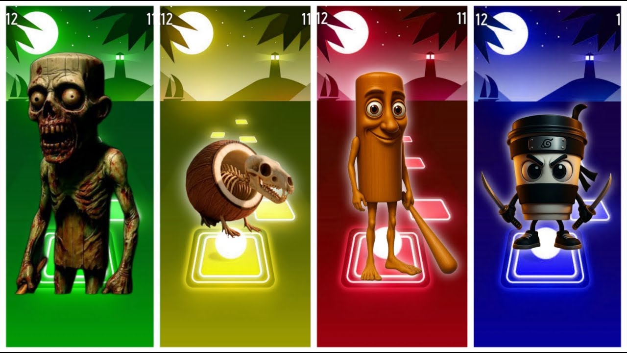 BRAINROROT ZOMBIES 🆚 BRAINROROT EXTINCION 🆚 TUNG TUNG TUNG SAHUR 🆚 CAPPUCCINO ASSASINO 🎶 Tiles H
