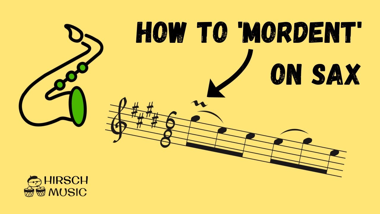 How do you play a mordent on saxophone? (and, what exactly IS a mordent?)