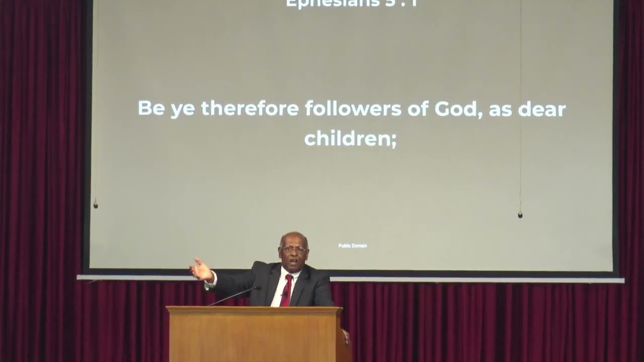 Followers Of God  | Ephesians 5: 1 | Dr. PD Cherian ; 01-2-2026 [ Sunday ]