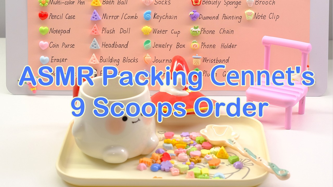 【Litebord Lucky Scoops】ASMR: собираем заказ Cennet с чемоданами Hello Kitty и Miffy + 9 &laquo;черпаков&raquo;