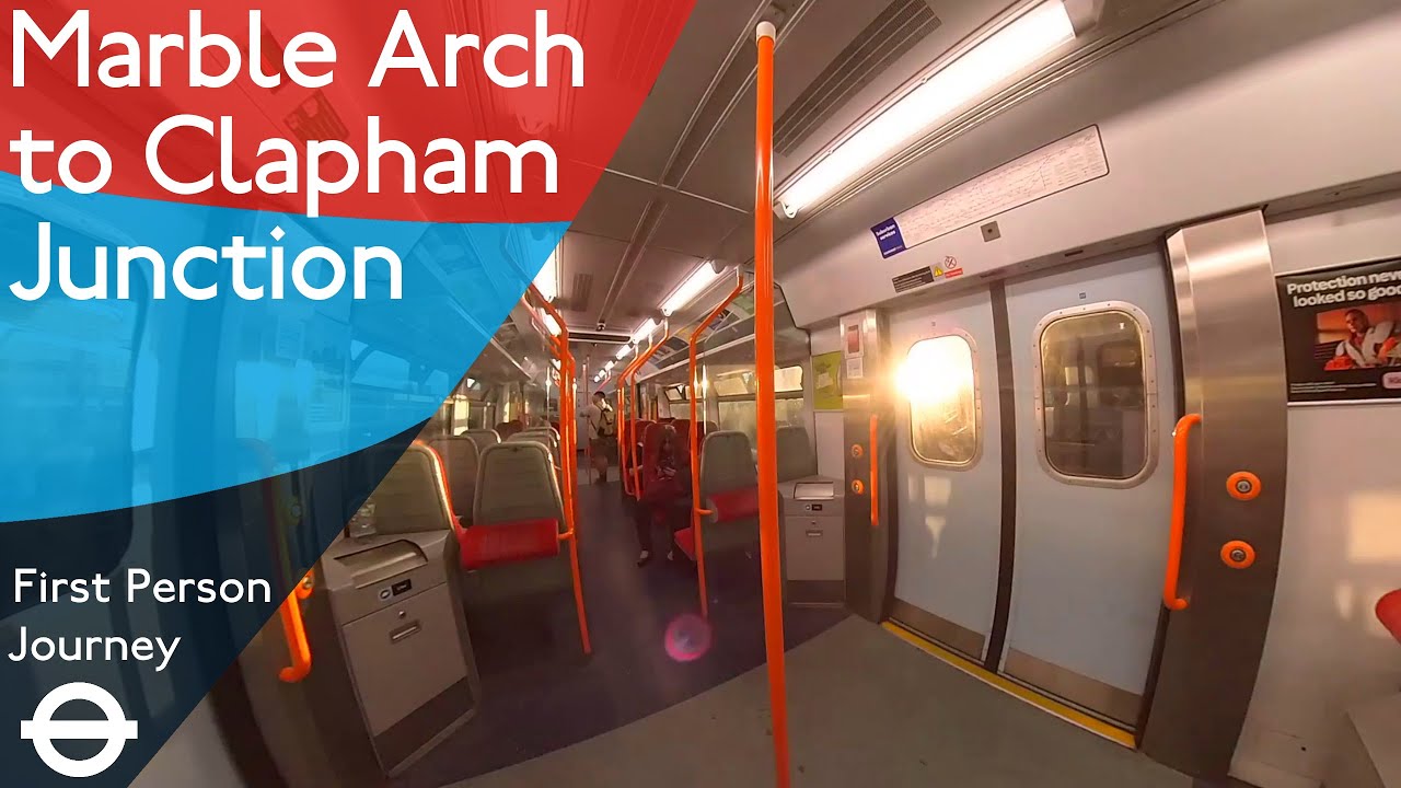 London Underground & SWR First Person Journey - Marble Arch to Clapham Junction