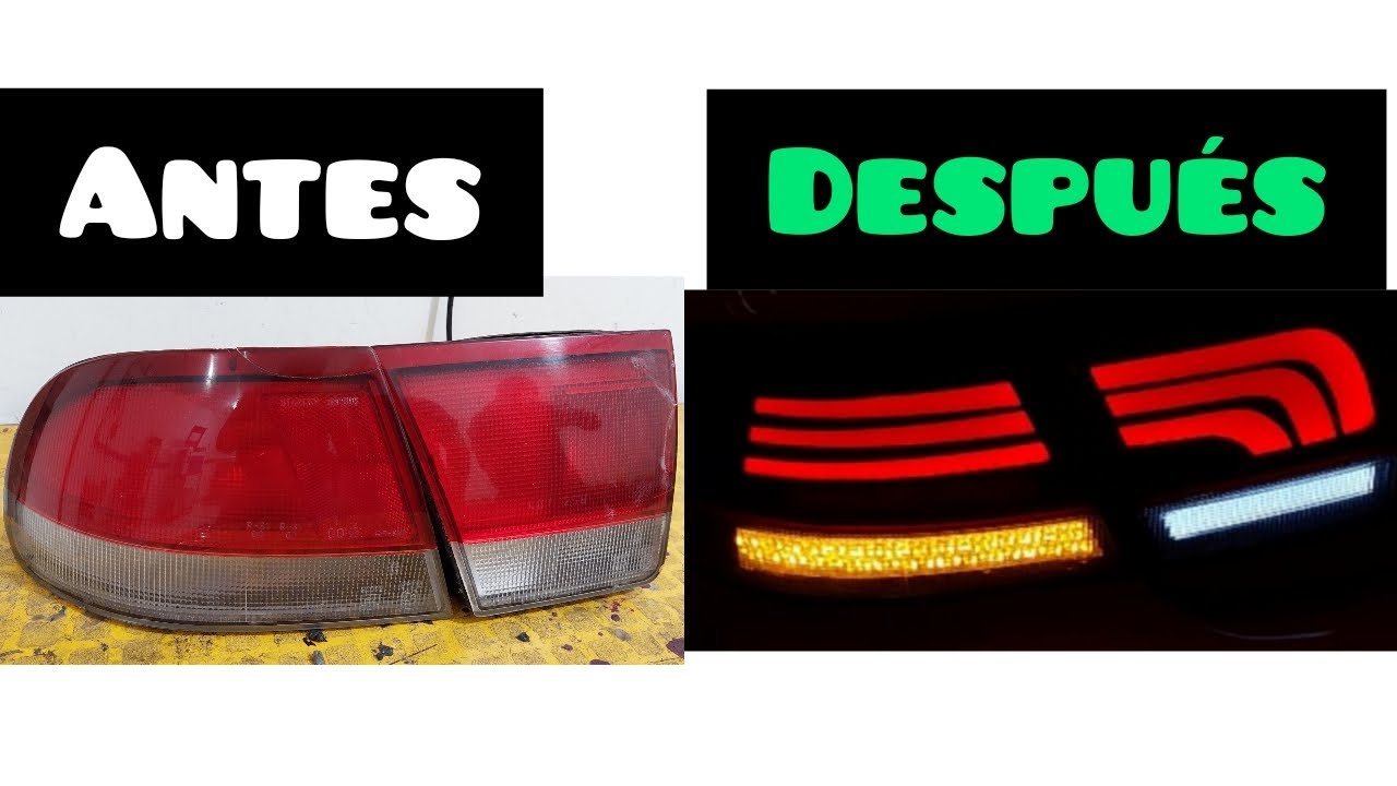 como modificar los stop o calaveras de mi auto ( Mazda 626)