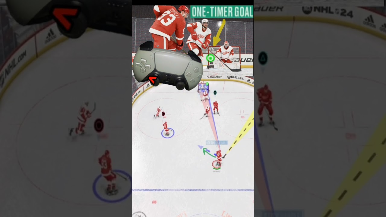 Советы по броскам в одно касание в NHL 24