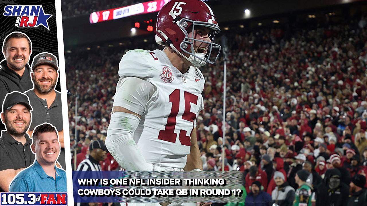 NFL Insider Doesn't Dismiss Cowboys Taking QB in Round 1 | Shan & RJ