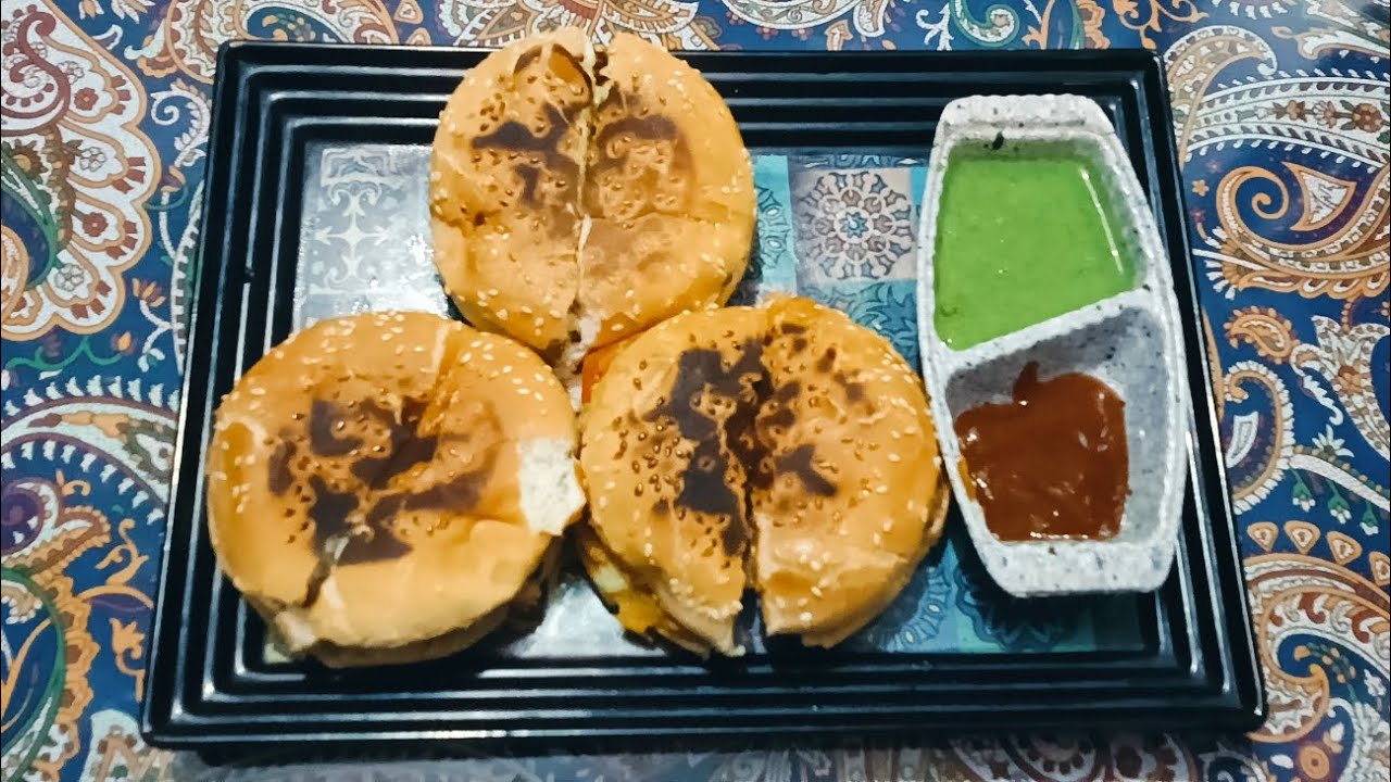 Best veg Burger recipe । वेज बर्गर रेसिपी। Homemade veg Burger recipe 😋🍔