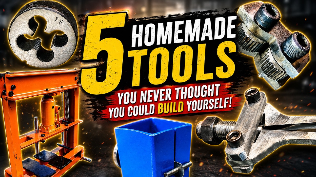 5 Homemade Tools You Never Thought You Could Build Yourself!