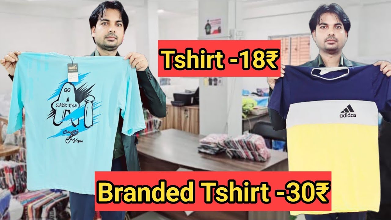 18₹- 30₹ Only= Branded T-Shirt KOLKATA Onest & Biggest Wholesaler Ashok Garments