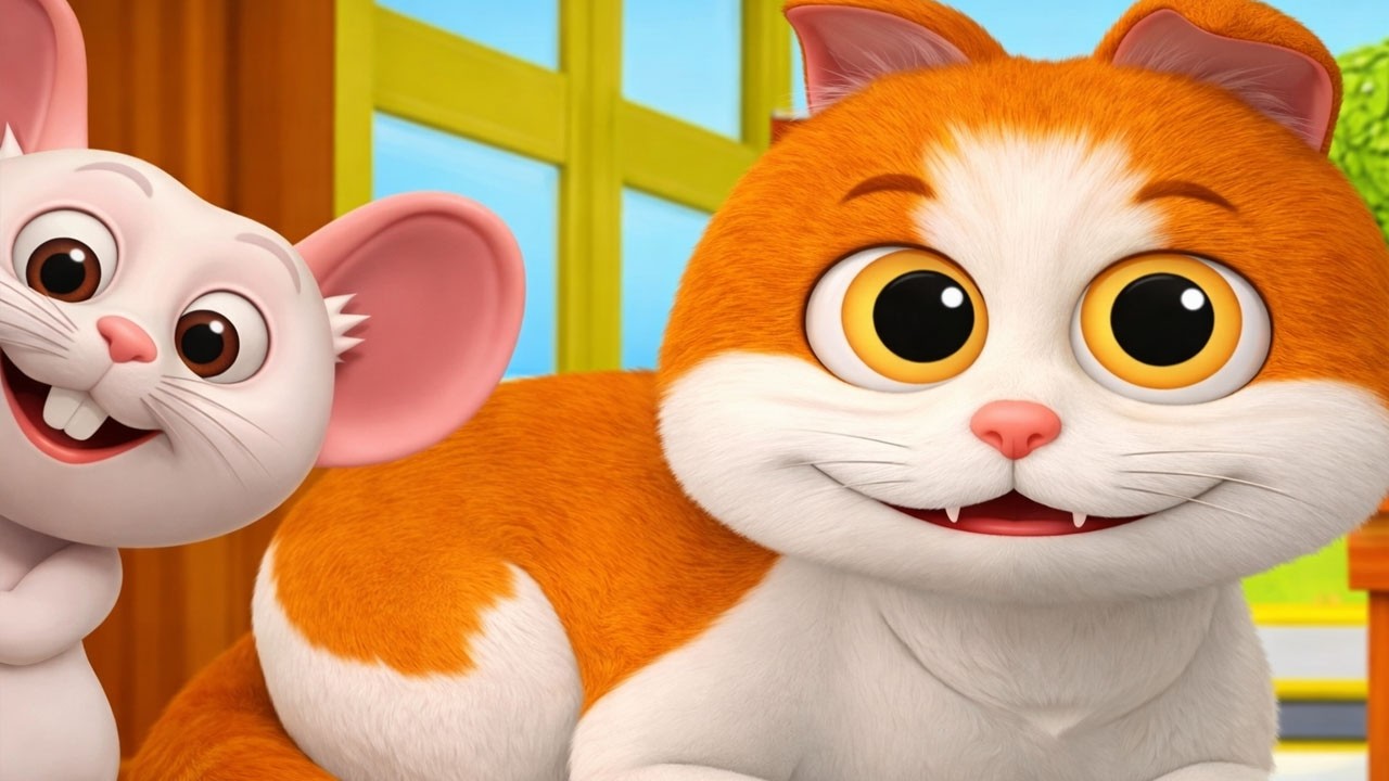 म्याऊँ म्याऊँ बिल्ली करती म्याऊँ | Meow Meow Billi Kerti Meow | Hindi Rhyme | Nursery Rhyme for Kids