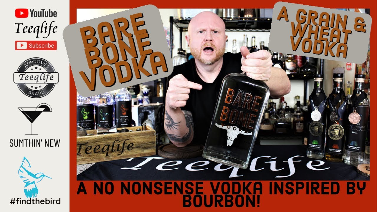 Bare Bone Vodka (Tasting a Grain & Wheat Vodka) {Vodka Inspired by Bourbon!}