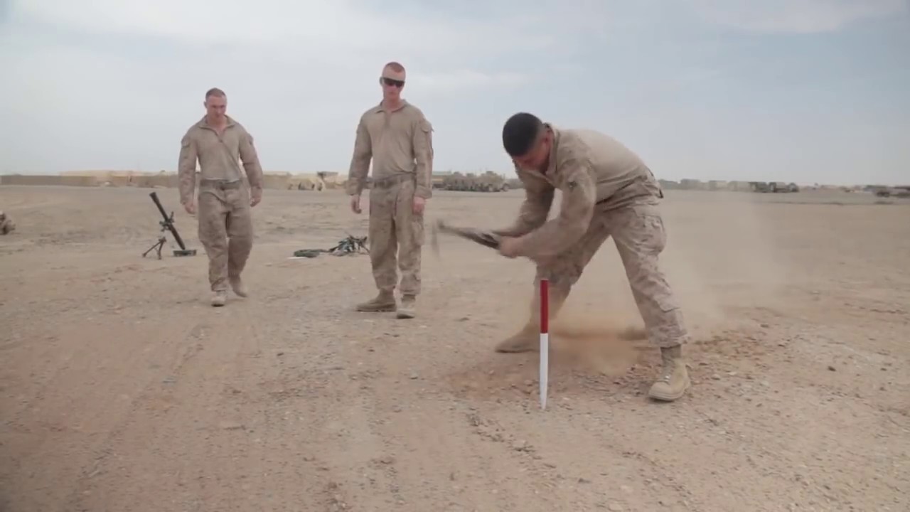 81mm Mortars Setup at FOB Payne