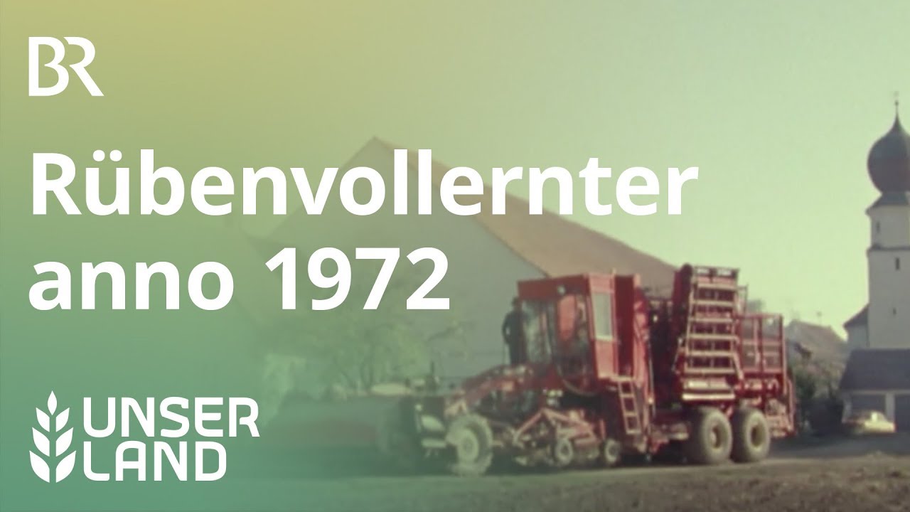 Erfindung 1973: So entstand der Ropa-Sechsreiher-Zuckerrübenvollernter  | Unser Land | BR Fernsehen