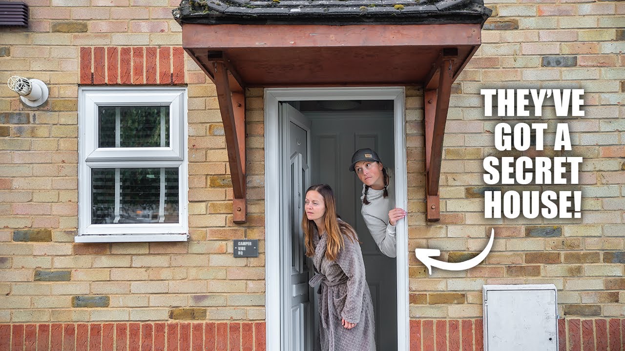 We show you INSIDE van life couples SECRET house!! (Tiny home tour UK)