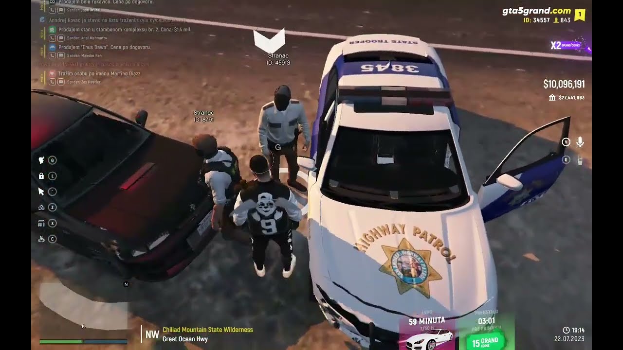 GRAND RP SAHP VS SOVA... Nece ljudi da osiguraju vozilo!