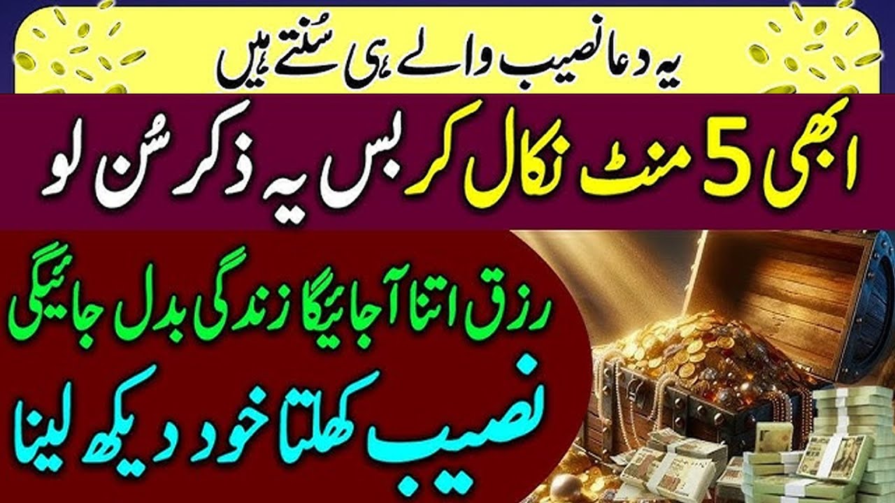 🔴 Ultimate Duas For Financial Success | Powerful Islamic Prayers for Wealth & Prosperity | Ep 21⭐