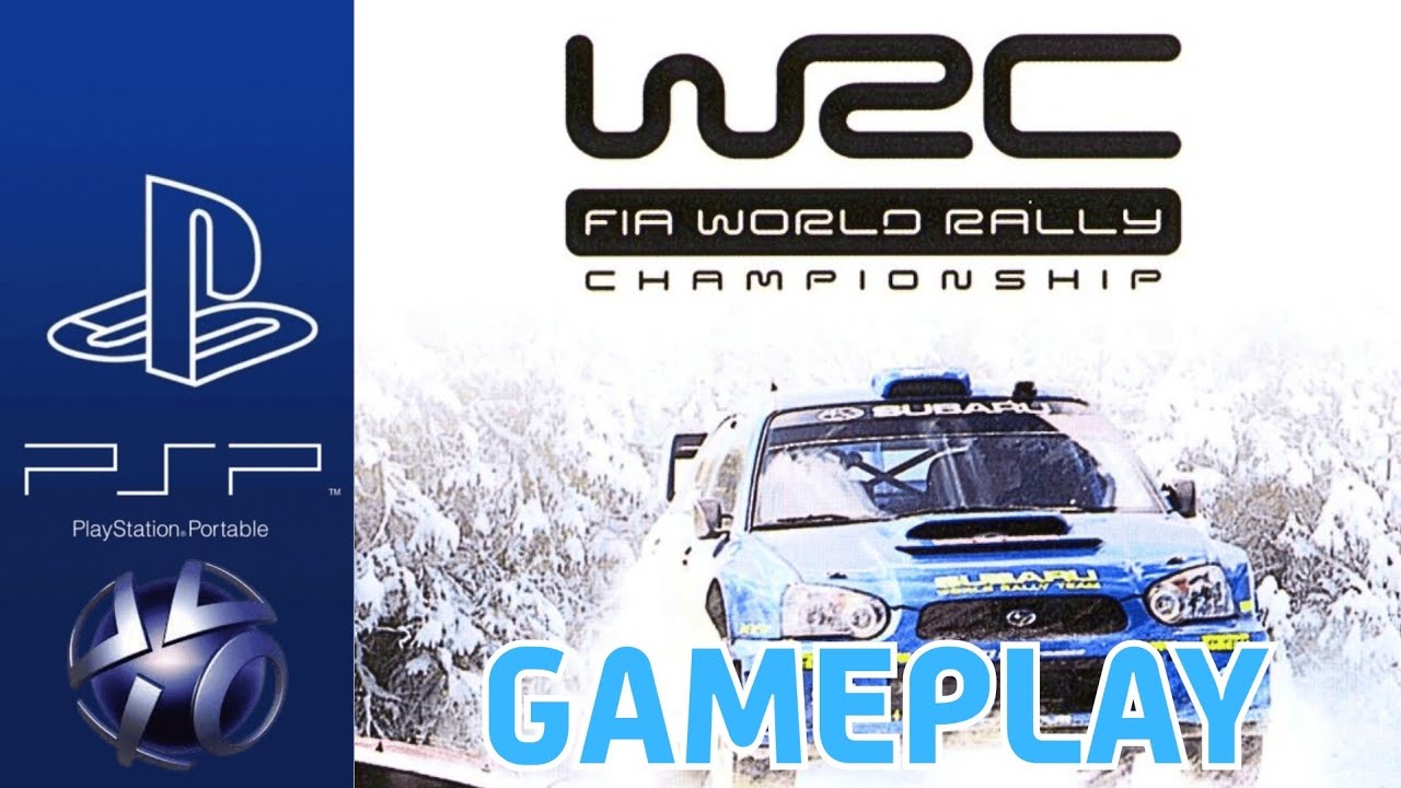 World Rally Championship (2005) Sony PlayStation Portable PSP Gameplay