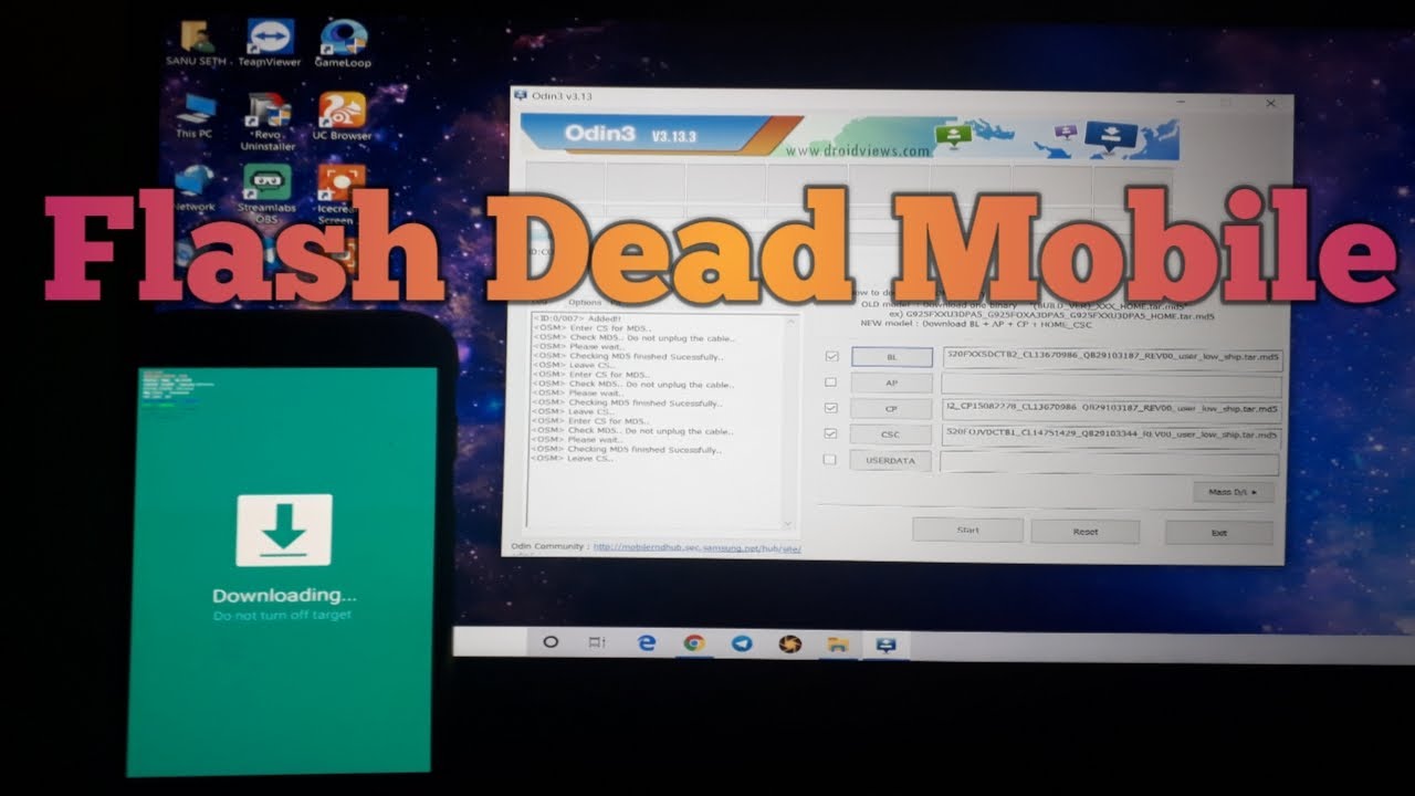 How To Flash Firmware Samsung Galaxy A5 (2017) SM-A520F Dead Mobile Me Software Karke Kaise On Kare?