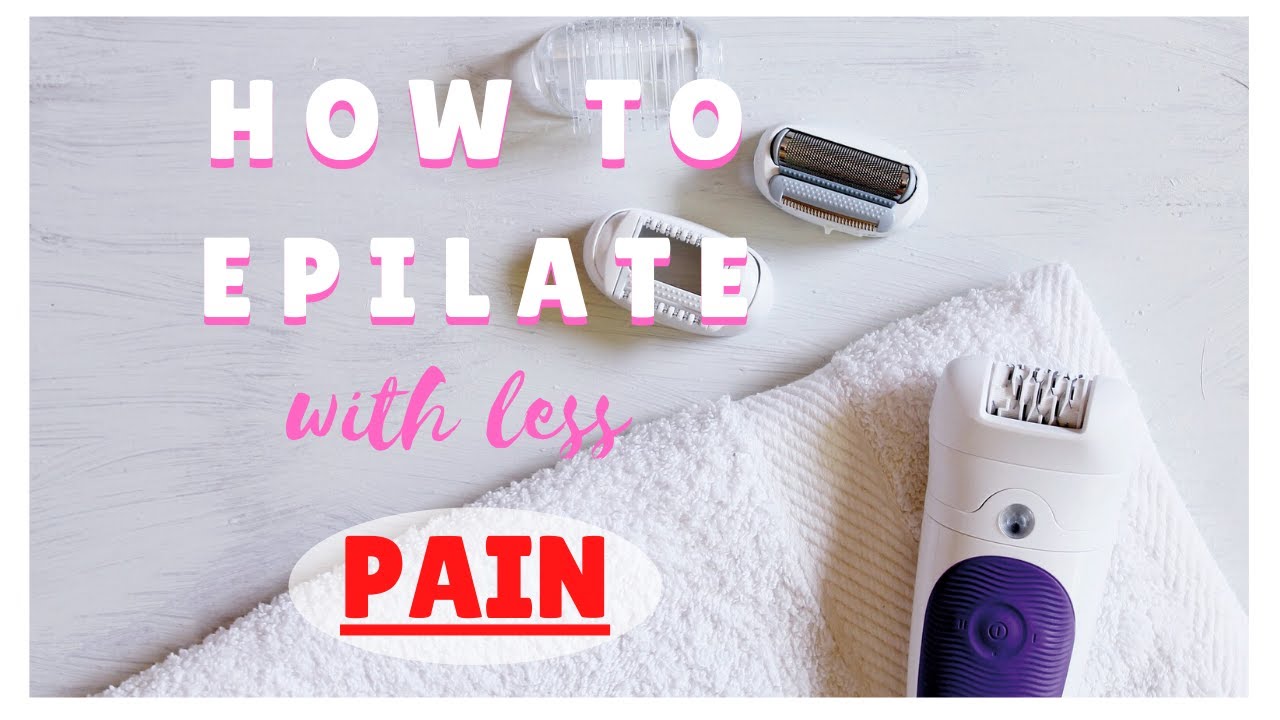 How to EPILATE Sensitive Areas with less PAIN: Armpit, Pubic hair, Bikini line || Hair Removal
