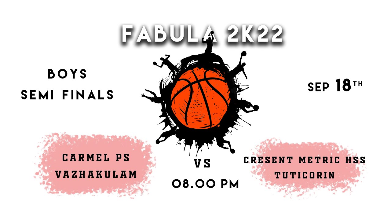 CARMEL P S Vs CRESENT METRIC HSS TUTICORIN (Boy's) FABULA 2k22Fr.Francis Sales Trophy