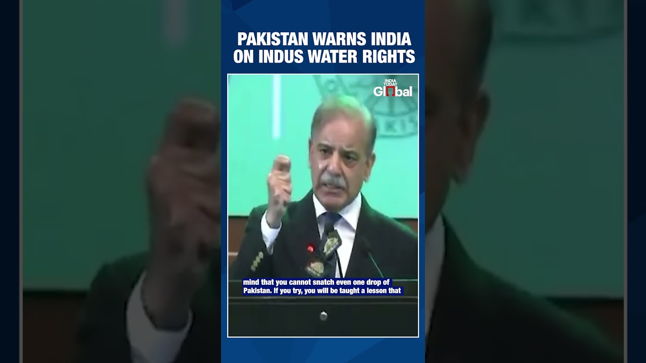 Shehbaz Sharif Warns India of Tough Lessons | Pakistan Threatens Retaliation on Indus Water Issue