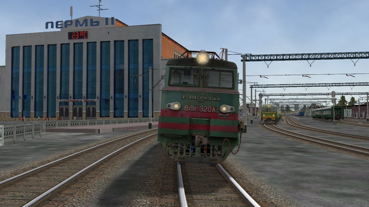 ПРИБЫТИЕ НА СТАНЦИЮ ПЕРМЬ-2 (TRAINZ 12)