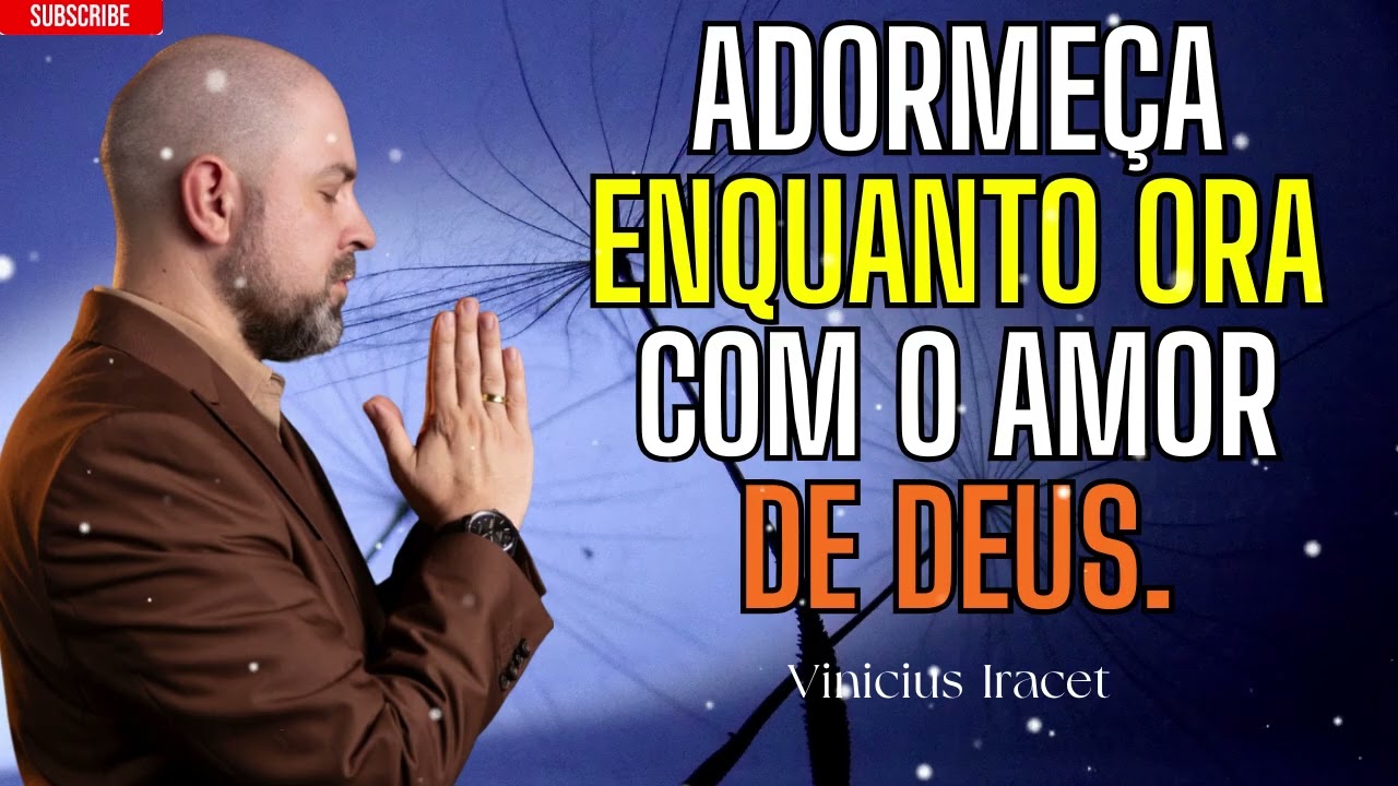 Adormeça com orações e o amor de Deus.