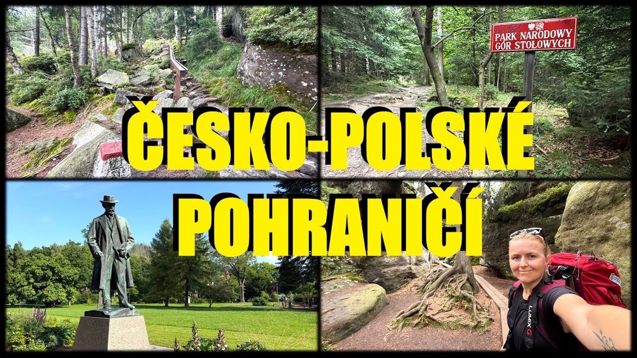 Jak to vypadá v NP STOLOVÉ HORY? Na cestě z HRONOVA skalními městy do POLSKA. Léto 2025