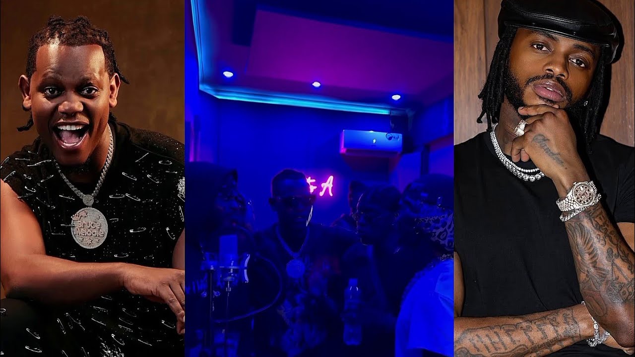 POM POM - Bruce Melodie (Studio session) ft Diamond Platnumz 