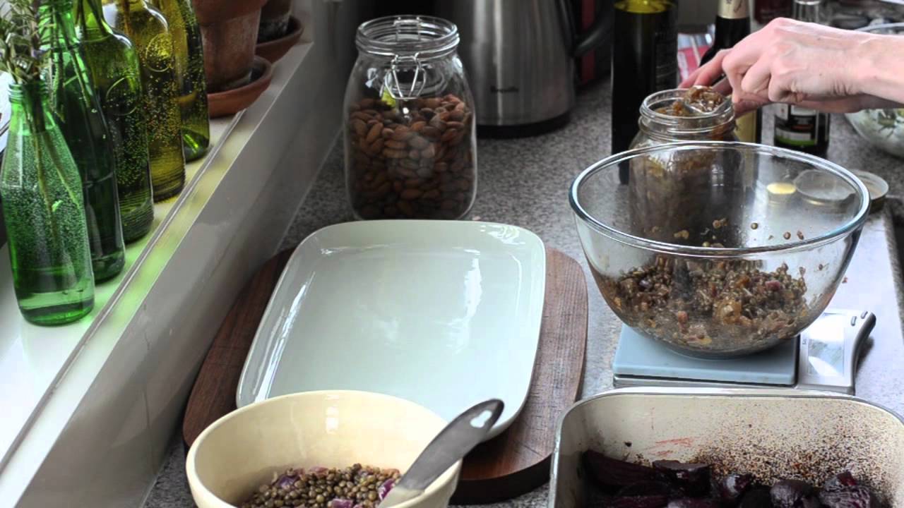 warm beet & lentil salad recipe
