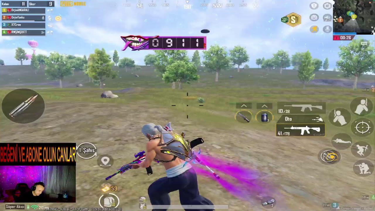 ORJİN ANGARALI FARKI İLE PUBG MOBİLE