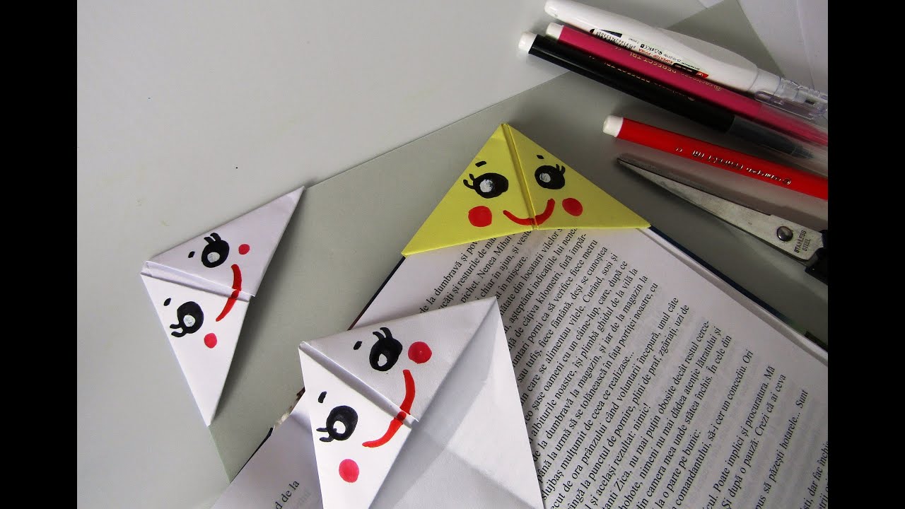 Semne de carte, origami ușor/Bookmarks, light origami.