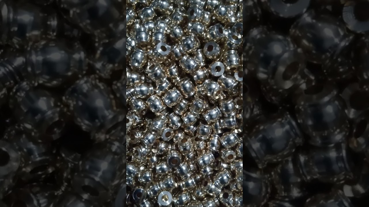 Unpacking gold to show jewelry necklace making in beads collection