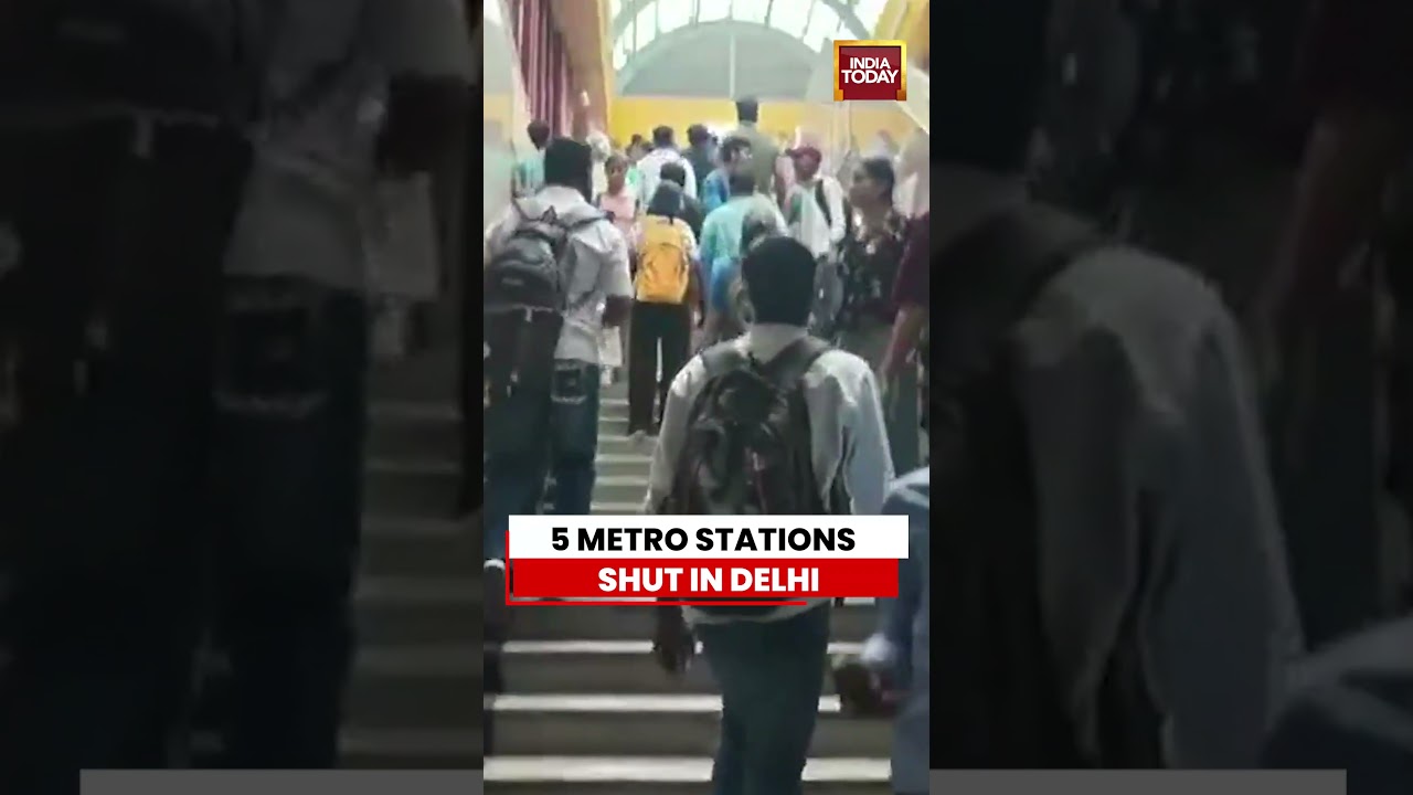 5 Delhi Metro Stations Shut Amid Security Alert Over Proposed Parliament March | #delhi #delhipolice