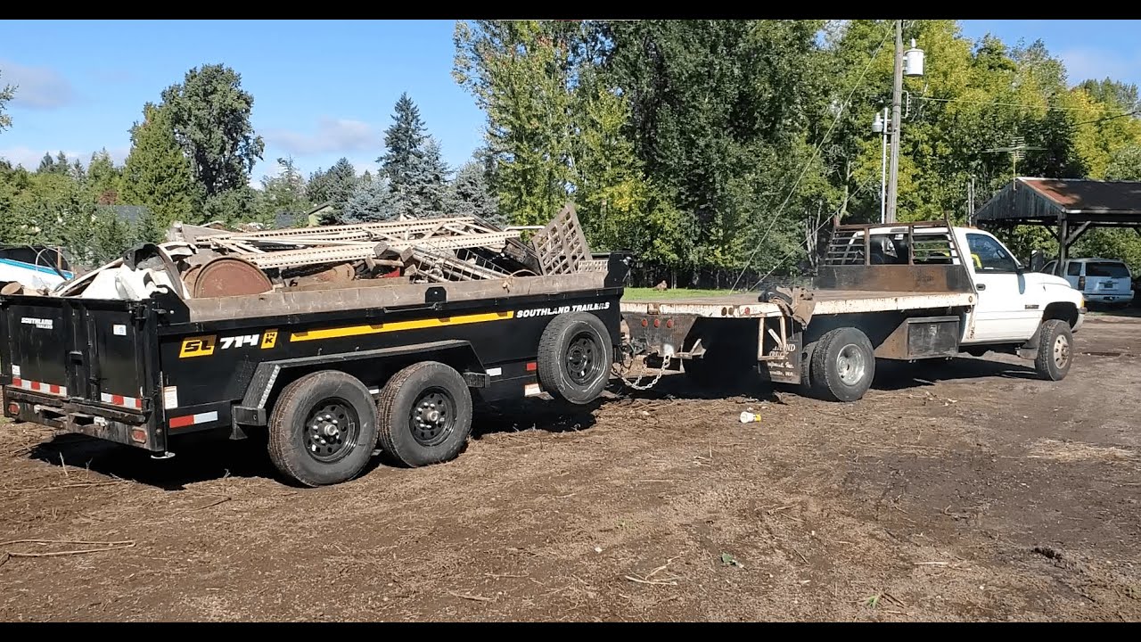 Hauling away scrap metal