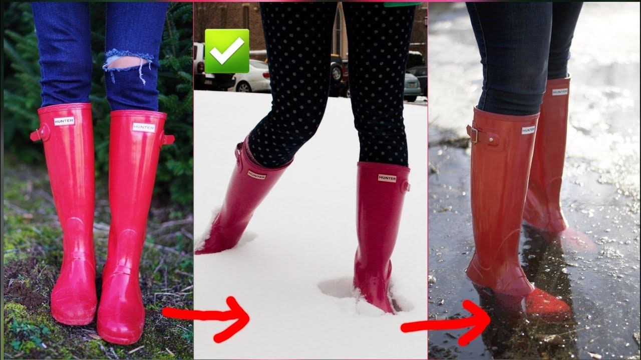 Pure rubber boots | Knee high | Hunter boots #2023
