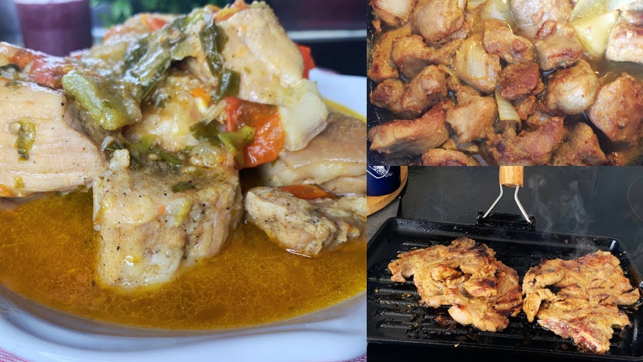 Cuisiner avec moi,3 meilleures recette de la VIANDE DE PORC très simples mais le goût de ça…..