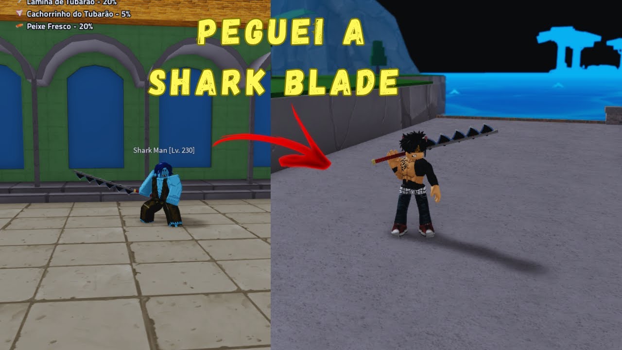 ENFRENTEI O REI TUBARÃO E FINALMENTE CONSEGUI A SHARK BLADE DO ARLONG no KING LEGACY