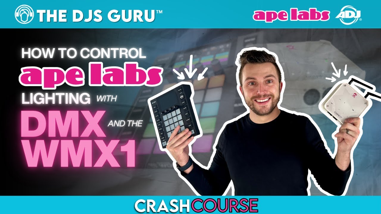 DMX-управление для Ape Labs Connect: руководство по использованию Wolfmix ADJ WMX1