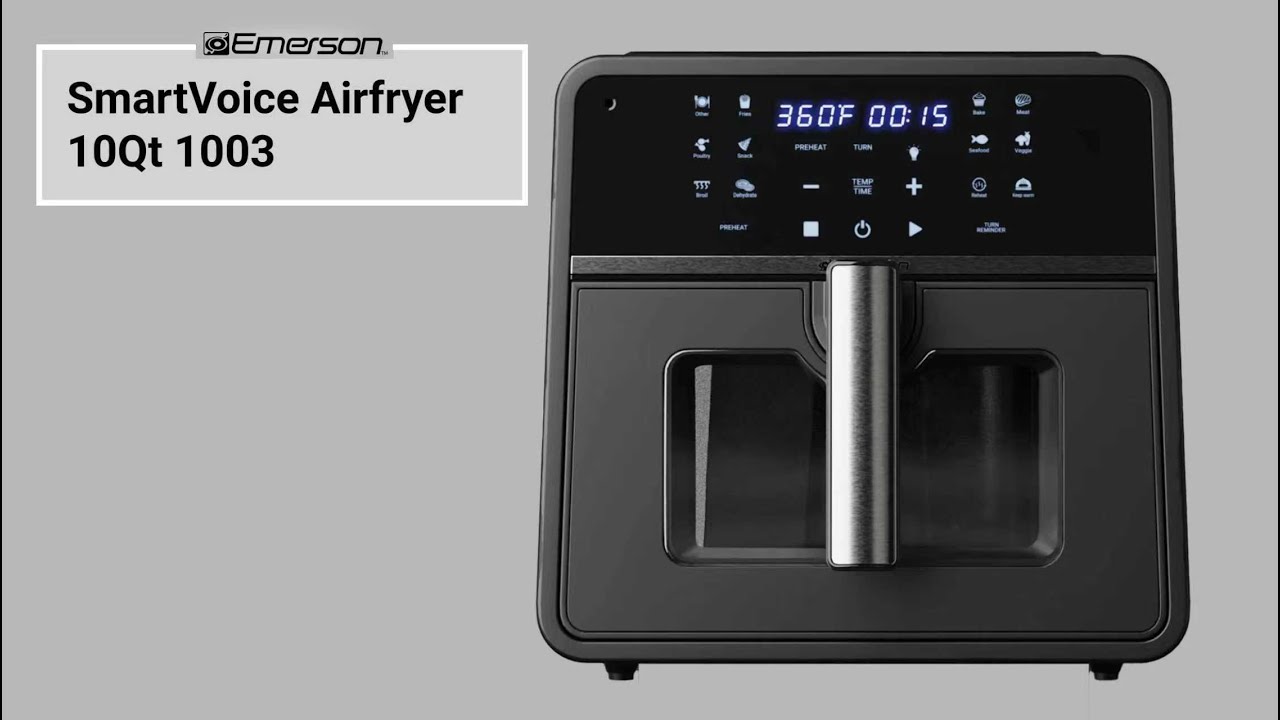 Getting Started with Emerson SmartVoice Air Fryer 10QT