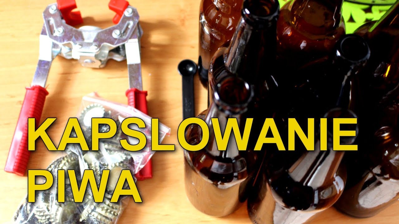 KAPSLOWANIE BUTELKOWANIE DOMOWEGO PIWA | Gotuj ze Strażakiem