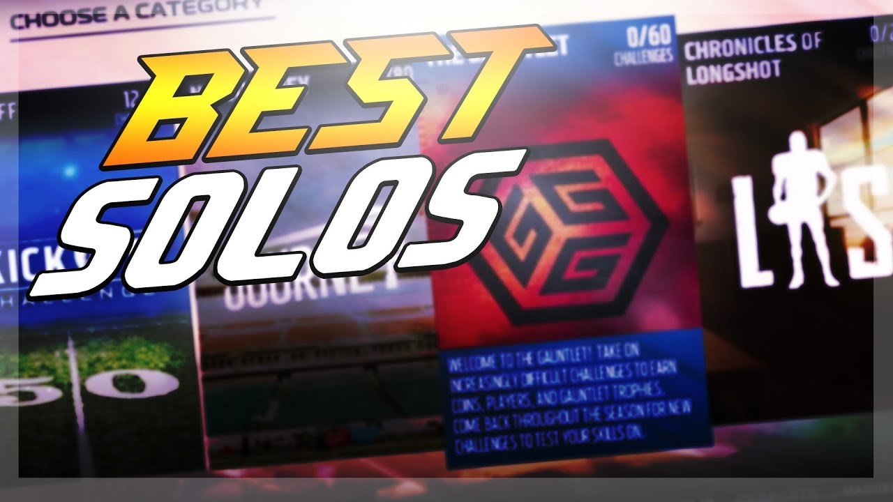 WHATS SOLOS TO DO FIRST IN MUT 18!!! DO THESE RIGHT AWAY!!! | MADDEN 18 ULTIMATE TEAM