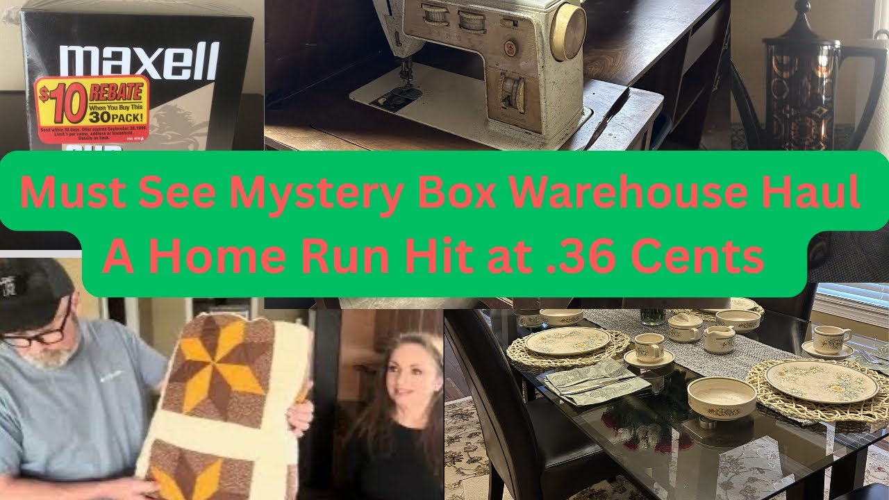 Mystery Box Warehouse Gastonia Home Run Hitter. Must See. 
