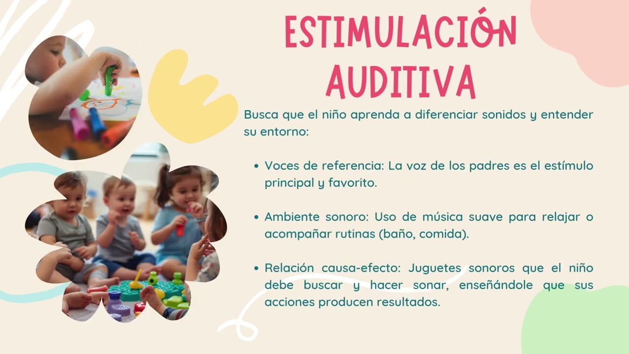 Orientaciones para trabajar la Estimulación Sensorial